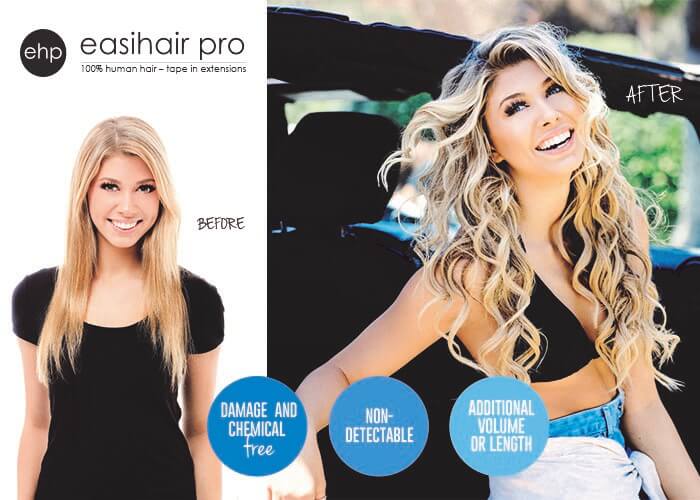 Hair Extensions in South Africa - Created by Easihair Pro