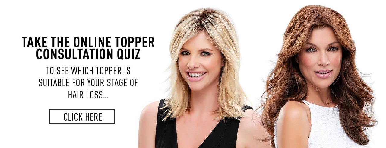 Quizz to find the perfect hair topper for your type and stage of hair loss