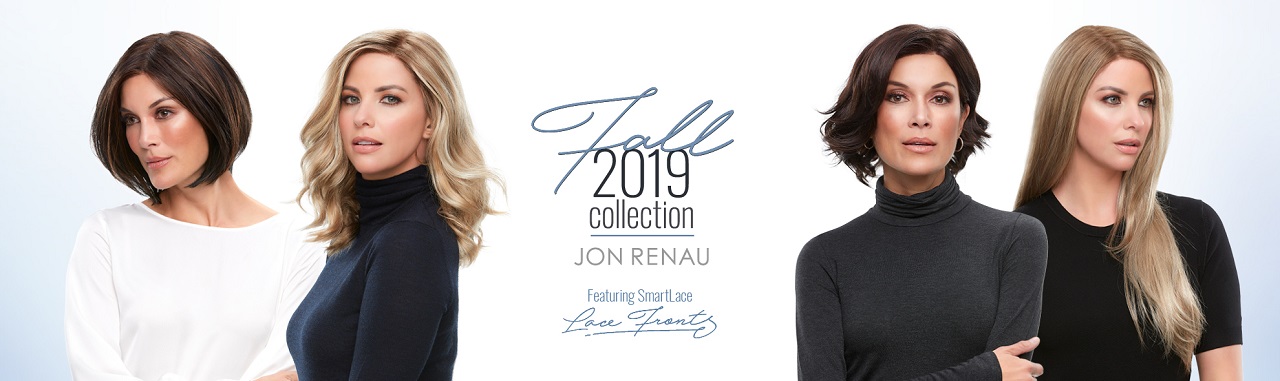 Fall 2019 Wig Book Various women wearing different wigs from the Fall 2019 Wig Book