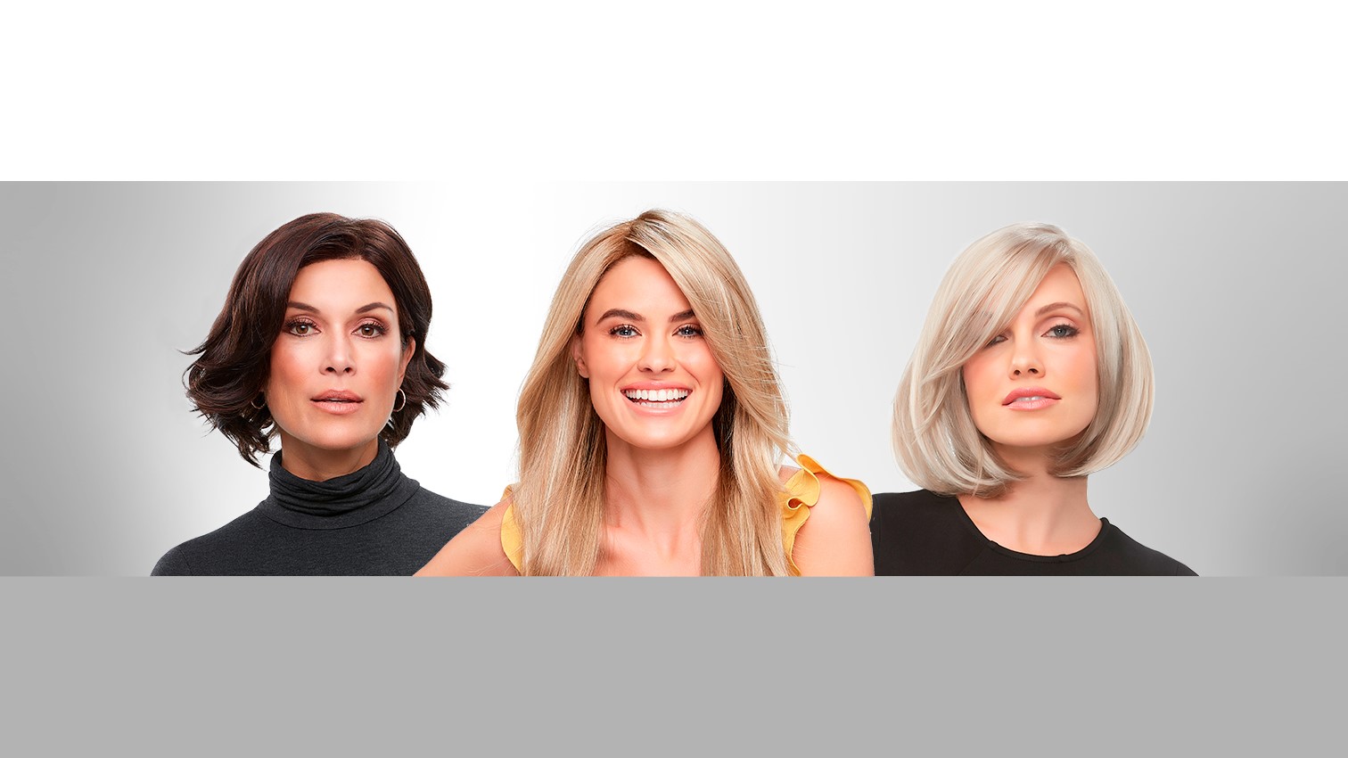 The Jon Renau Wig Book Women wearing wigs from the Jon Renau wig book